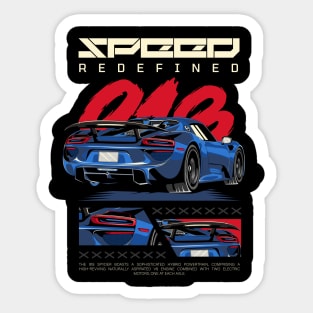 Porsche 918 Spyder Sticker